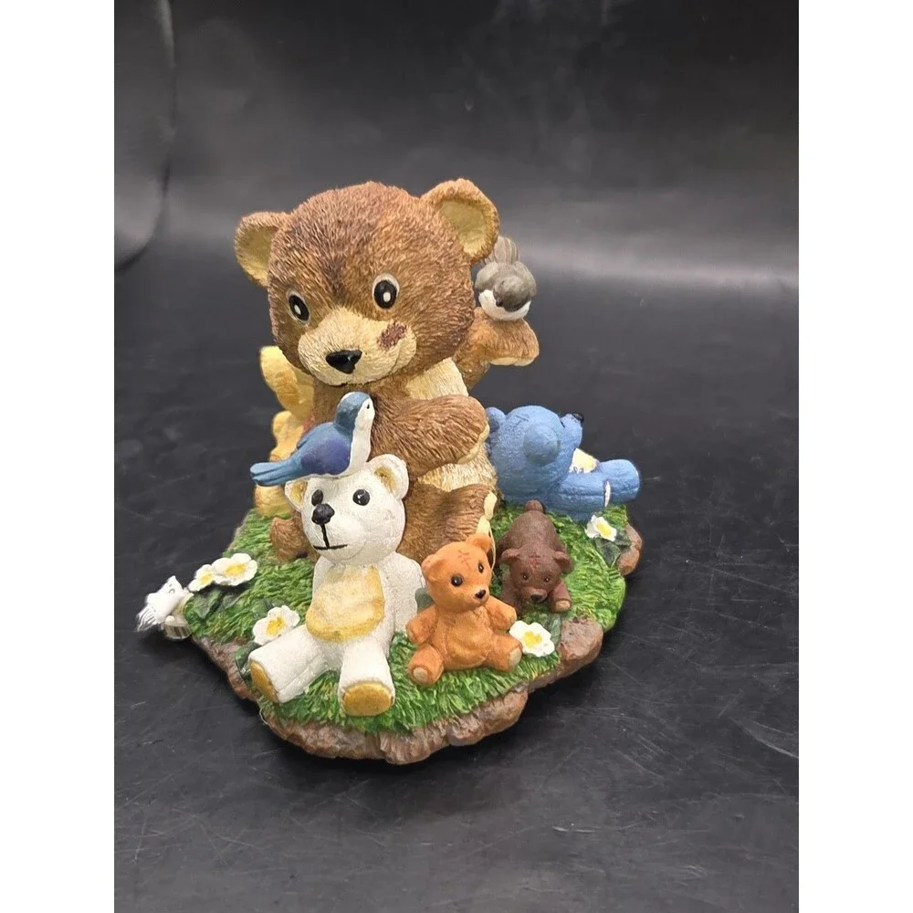 Christopher Radko Woodland Wishes   Bear With Friends Prototype Figurine
